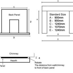 Square Box Style Fire Surround Hand Made Rustic Bespoke To Order - thumbnail 4