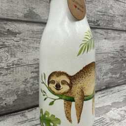 Sloth Vase Decoupage Vase, Gift, Flowers, Sloths, Sloth Gifts - thumbnail 2