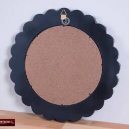 "Decorative Accent Gold Round Mirror For Wall 17.7In ""Cuscaja Gold" - thumbnail 4
