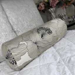 "Decorative Floral Bolster Cushion 16"" X 6" - thumbnail 1
