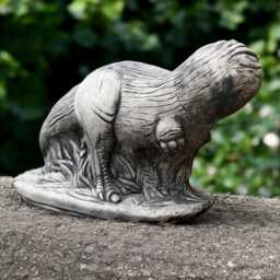 Concrete Dragon Statue Outdoor Sculpture Garden Decor Wildlife Ornament Handmade Figurine Dragon Lover Gift Yard Art - thumbnail 4