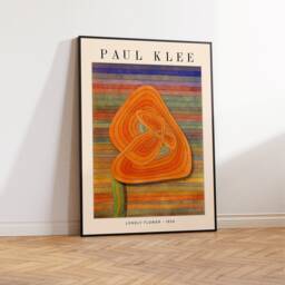 Paul Klee Exhibition Poster, Lonely Flower, Art Print, Pattern Art, Abstract Decor, Graphical Gift, A1/A2/A3/A4 - thumbnail 3