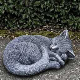 Couple Sleeping Cat Statue Concrete Sculpture Memorial Kitten Decoration Garden Ornament Cat Lover Gift Resting Kitty Figurine - thumbnail 2