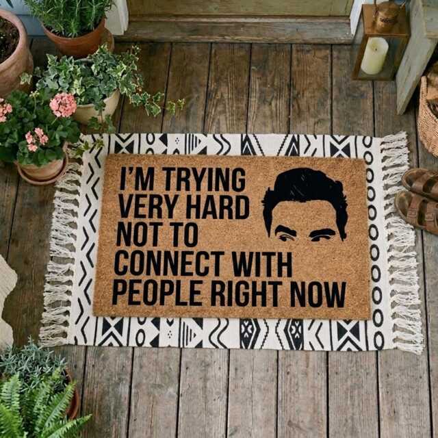 David Rose Doormat - Schitt's Creek Fan Quote Outdoor Welcome Mat - image 1