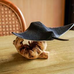 Wooden Manta Ray 3 Inch/7 cm, Table Decor, Statue, Nature Sculpture, Living Room, Home Room Gift For Her - thumbnail 4