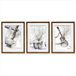 Rock & Roll Framed Art Print Trio - thumbnail 4