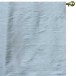 Ice Blue 100% Pure Silk Dupioni Curtain Panels - Rod Pocket, Grommet, Box Pleat, Three Pinch Tab Top & Plain Ring Top - thumbnail 3