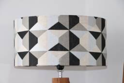 Black Geometric Lampshade