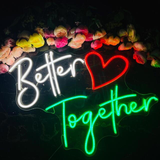 Neon Sign, Custom Logo, Handmade Personalized Wedding Business Wall Decor - image 1