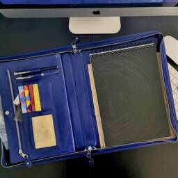 Leather Folio, Portfolio A4, Leather Compendium. Padfolio. Document Holder. Folder. Holder - thumbnail 4
