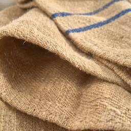 Antique Blue Striped Linen Cushion - thumbnail 2