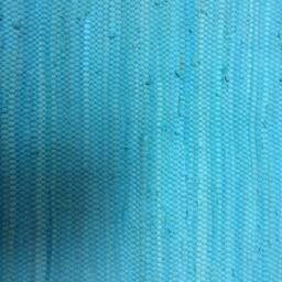 Handmade Chindi Rug, Handmade Rag Boho Hippie Vegan Rug. Colorfull Teal, Auqa. 20 - thumbnail 4