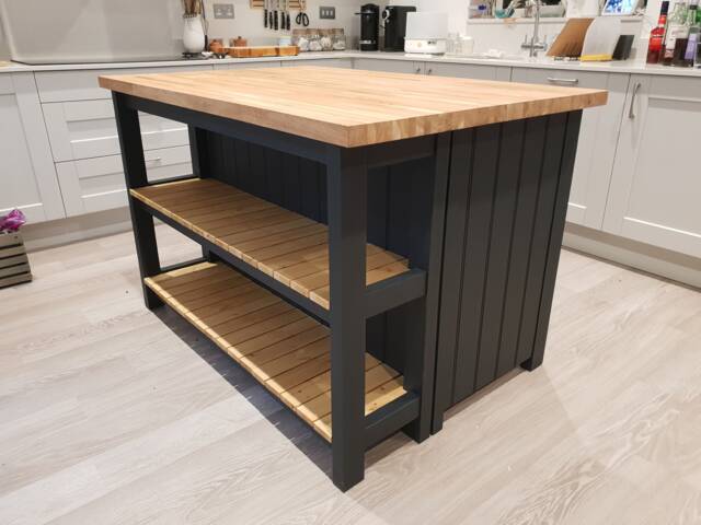 Kitchen Island With Shelves The Mullion - image 1