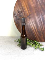 Beer Cola Soda Pop Bottle Soap Dispenser Bathroom Kitchen Pump Brown Glass Metal Amber Reusable Spray Bar Refill
