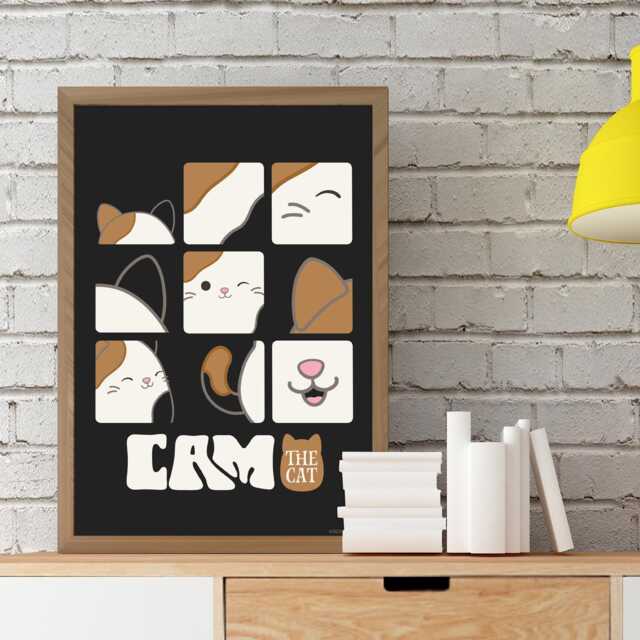 Squishmallows Print - Cam The Cat Close Ups Poster Wall Art - image 1