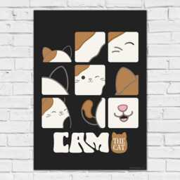 Squishmallows Print - Cam The Cat Close Ups Poster Wall Art - thumbnail 2