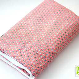 Baby Blanket, Children's Cuddly Blanket With Polka Dots in Mint/Blue/Pink/Yellow. Handmade By Bab-Berlin - thumbnail 3