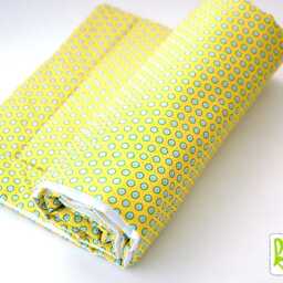 Baby Blanket, Children's Cuddly Blanket With Polka Dots in Mint/Blue/Pink/Yellow. Handmade By Bab-Berlin - thumbnail 4