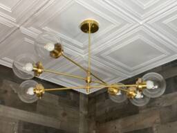 Cyrus Modern 6 Light Globe Mid Century Hanging Chandelier