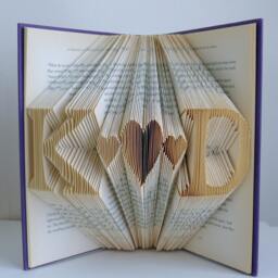 Anniversary Gifts Gift For Him Her Handmade Art - Monogrammed Unique Wedding Present First Paper Boyfriend Girlfriend - thumbnail 4