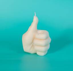 Thumbs Up Candle Handcrafted Soy Wax Gesture Candle
