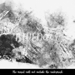 Abstract Mountains Landscape Removable Wallpaper, Wall Covering, Peel & Stick, Reusable, Self Adhesive, Decal, Mural, Decor #82 - thumbnail 3