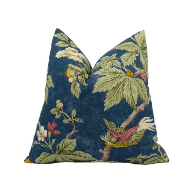 Sanderson - Lophura Navy Stunning Designer Cushion Cover Home D??cor Throw Pillow - image 1