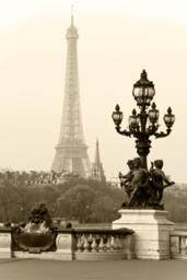 Door Wall Sticker View Of The Eiffel Tower Paris/ Paris Vinyl Decal Wrap Mural /Self-Adhesive Wallpaper /Paris - thumbnail 3