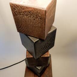 Recycled Wooden Lamp/Lamp/Pallet Wood - thumbnail 3