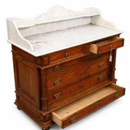 Marble Top French Washstand 19Th Century - thumbnail 2