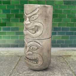 Concrete Totem Statue Stone Tribal Pillar Sculpture Outdoor Garden Decor Cement Spiritual Figurine Ethnic Yard Ornament Sedona Gift - thumbnail 3