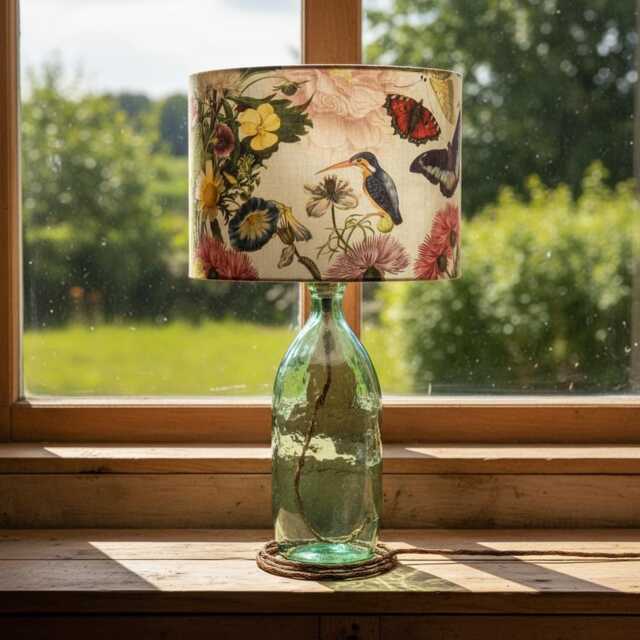 Recycled Glass Oasis Lamp 44cm - image 1