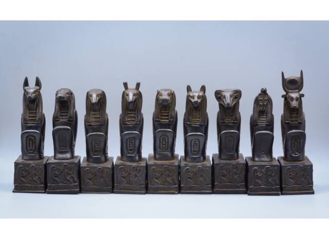 Ancient Gods, Anubis, Seth, Thoth, Bastet, Hathor, Khnum, Sobek, Apep, Taweret, Egyptian Statues Made in Egypt - image 1