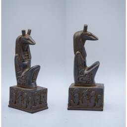 Ancient Gods, Anubis, Seth, Thoth, Bastet, Hathor, Khnum, Sobek, Apep, Taweret, Egyptian Statues Made in Egypt - thumbnail 3
