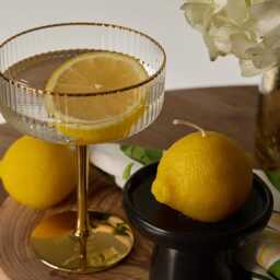 Lemon Pillar Candles Set Of 2 Soy Wax Citrus Candles - thumbnail 2
