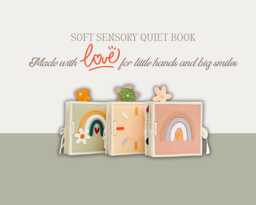 Personalized Quiet Book For Toddlers Felt Montessori Activity Toy - thumbnail 1