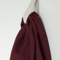 Washed Linen Bath Sheet, Absorbent Body Towel, 55x39 Inches - thumbnail 2