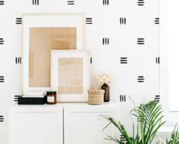 Line Wall Decals - Modern Stickers, Boho Nursery Decor, Kids Room Art, Scandinavian Home Decor - thumbnail 1