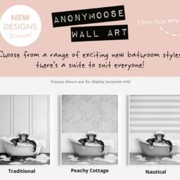Black & White, Chimpanzee in A Bath Print, Monkey Bathing, Funny Bathroom Animal Bathtub, Chimp Tub - thumbnail 2