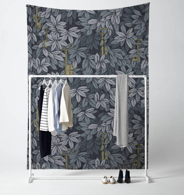 Keys With Flowers- Wall Tapestry - Tapestry Hangings Wanderlust Bohemian Home Decor Dorm T#92 - image 1
