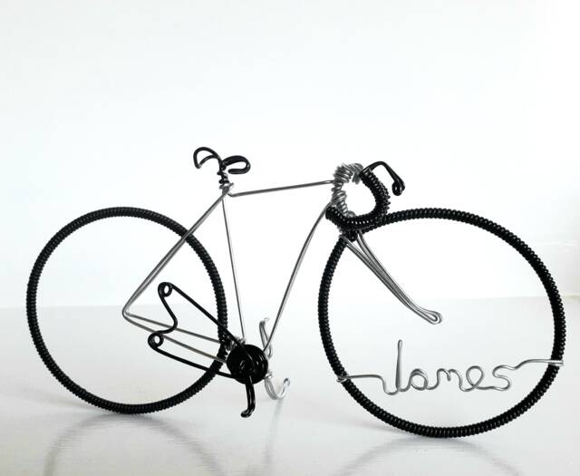 Gift For Cyclists, Personalised Bike Gift, Bicycle Cake Topper - image 1