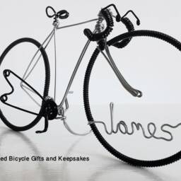 Gift For Cyclists, Personalised Bike Gift, Bicycle Cake Topper - thumbnail 3