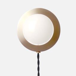 Minimal Wall Sconce Plug-In Light - Solid Brass, Modern, Mid-Century, Industrial, Period Lighting, Vintage - thumbnail 2