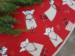Christmas Tree Skirt Decor Holiday Scandinavian Gift Ornament Angel Swedish Nordic