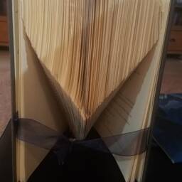 Folded Book Art - Heart - thumbnail 2