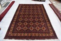 Handwoven Yousafi Wool Rug 10x6.6 Ft Afghan Carpet - thumbnail 1