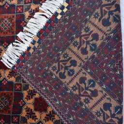 Handwoven Yousafi Wool Rug 10x6.6 Ft Afghan Carpet - thumbnail 4