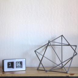 Metal Abstract Art Sculpture Modern Retro Simple Table Decor Contemporary Geometric Home By Geometrix - thumbnail 3