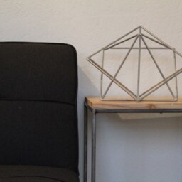 Metal Abstract Art Sculpture Modern Retro Simple Table Decor Contemporary Geometric Home By Geometrix - thumbnail 4