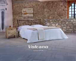 Industrial Metal Bed Frame 160x200 140x200 Galini - Wrought Iron With Chain Detail Handmade